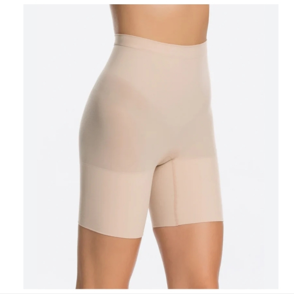 Spanx Power Short In Soft Nude XL